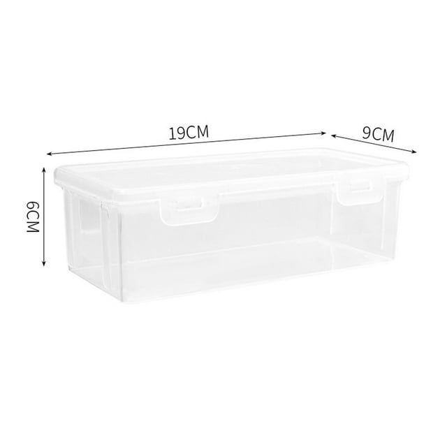 EGNMCR Organisateurs de Placard et Rangement, Malles de Rangement et Sacs de Cuisine Transparents Évitant l'Humidité et la Fraîcheur Réservoir de Stockage Scellé Soins de la Peau
