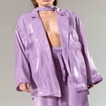 thumbnail image 2 of Pyjama Décontracté pour Femmes, Ensemble de Détente Deux Pièces, Manches Longues, Ceinture, Vêtements de Maison, 2 of 6
