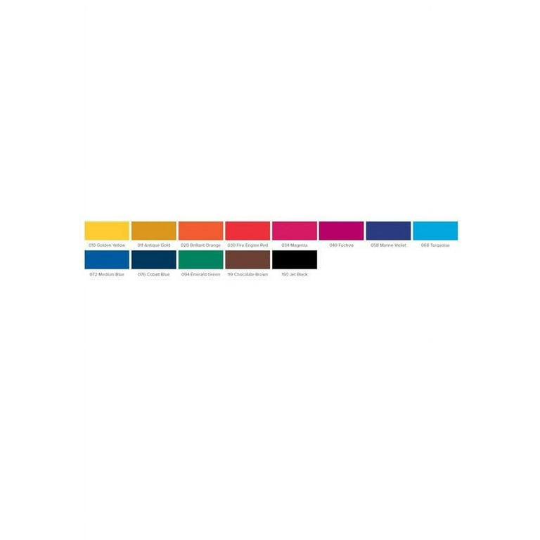 PRO MX Reactive Dye Color Card