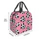 thumbnail image 3 of Easygdp heart with cow Bolsa Térmica Premium - Tela Oxford Impermeable, Gran Capacidad, Bolsillo Frontal, Unisex para Trabajo, Escuela, Actividades al Aire Libre y Picnics, 3 of 8