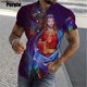 thumbnail image 3 of Camisetas con estampado digital "Jesús ama a todos", gráficas cristianas para hombre, blusas casuales de manga corta de talla grande, camisas ajustadas para hombre, 3 of 5