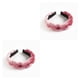 thumbnail image 3 of Sonducket Diadema de terciopelo trenzado, diademas anchas de lujo para mujeres y niñas, aro para el pelo, banda para la cabeza sólida, rosa durazno 2Conjunto, 3 of 6