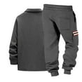 thumbnail image 4 of Jacket Fashion Sports Winter Warm 2 Piece Set Jogging Suit Sportswear Sets Man Clothing Hip Hop Sportswear Long Sleeve Hoodie and Joggers 2-Piece, 4 of 5