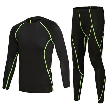 

MLFU Boys Thermal Underwear Warm Ski Underwear for Kids Size 115-155cm