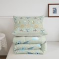 thumbnail image 5 of Homewish Kawaii Dragon Twin Comforter Sets,Magical Animal Bedding Set,Rainbow Decor,Light Gray Reversible,2 Pieces,1 Comforter and 1 Pillowcase, 5 of 7