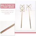 thumbnail image 3 of ELAYARD 2Pcs Professional Paint Mixer Steel Golden Tool for Builders Construction, 3 of 8