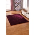 thumbnail image 2 of Amore Collection Magenta Soft Handmade Vibrant Plush Modern Shag 5'x 7'Area Rug by Makymo, 2 of 7