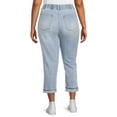 thumbnail image 4 of Terra & Sky Women's Plus Size Curvy Capri Pants, 4 of 5