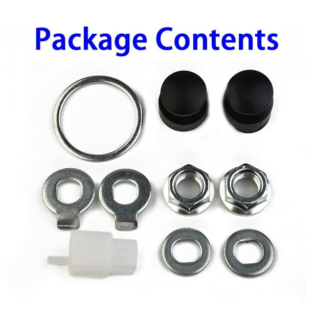 Ebike Hub Motor Axle M12 M14 lock nut/ lock washer /spacer/ nut cover