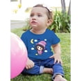 thumbnail image 2 of Cute Halloween Girl W Moon T-Shirt Infant -Image by Shutterstock,  6 Months, 2 of 4