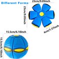 thumbnail image 2 of BADWALT FlidRunest 2PCS Pet Toy Flying Saucer Ball Flying Saucer Ball Dog Toy with 3 Light for Interactive Dog Cats Children's Foot Ball Outdoor Games Camping Games, 2 of 4