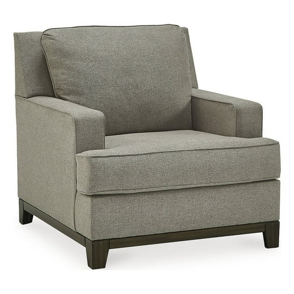 Ashley Furniture Kaywood Polyester Upholstered Accent Chair in Granite