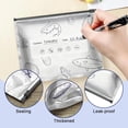 thumbnail image 4 of Aluminum Foil Sealing Bag, Reusable Ziploc Bags, Stand Up Resealable Foil Storage Pouches with Zipper for Food Storage and Travel Use, 4 of 5