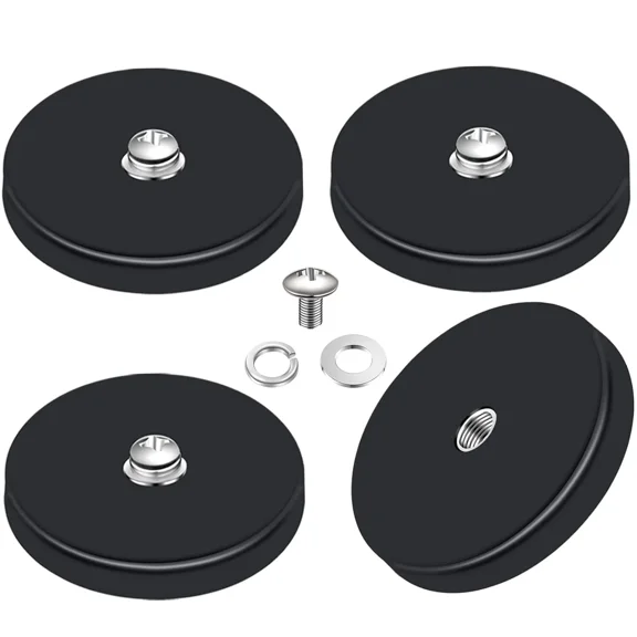 Rubber Coated Magnet Neodymium Magnet Base With Rubber Coating Anti Scratch M...