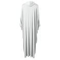 thumbnail image 7 of HJYCHN Elegant Women Abaya Prayer Dress with Hooded Hijab Kaftan Arab Robe for Daily Wear White One Size, 7 of 7