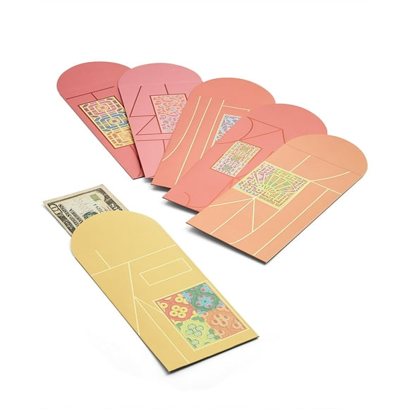 Holiday Lane Lunar New Year Gift Envelopes, Set of 6, Multi