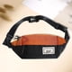 thumbnail image 1 of Bolso de hombro compuesto de nailon transpirable con cremallera Viaje de compras (naranja negro), 1 of 7