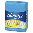 thumbnail image 2 of Always Maxi Pads, Size 1, 36Ct, 4 Pack, 2 of 5
