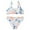 Fish, variant on Yuanyu Girls 2Pcs Bikini Beach Swimsuits Child Tankini Set Summer Swimsuits 8-12 Years
