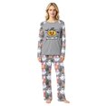 thumbnail image 2 of Halloween Family Pajamas Set Raglan Sleeve, Soft Matching Halloween Pajamas with Pumpkin Bow Ghost Print, Cute Family Halloween Pajama Set Sleepwear, 2 of 4