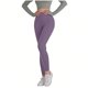 thumbnail image 4 of Pantalones de Yoga Sueltos para Mujeres de Cintura Alta Pantalones de Color Sólido de Longitud Completa Material Elástico Suave para Gimnasio de Baile de Yoga, 4 of 8