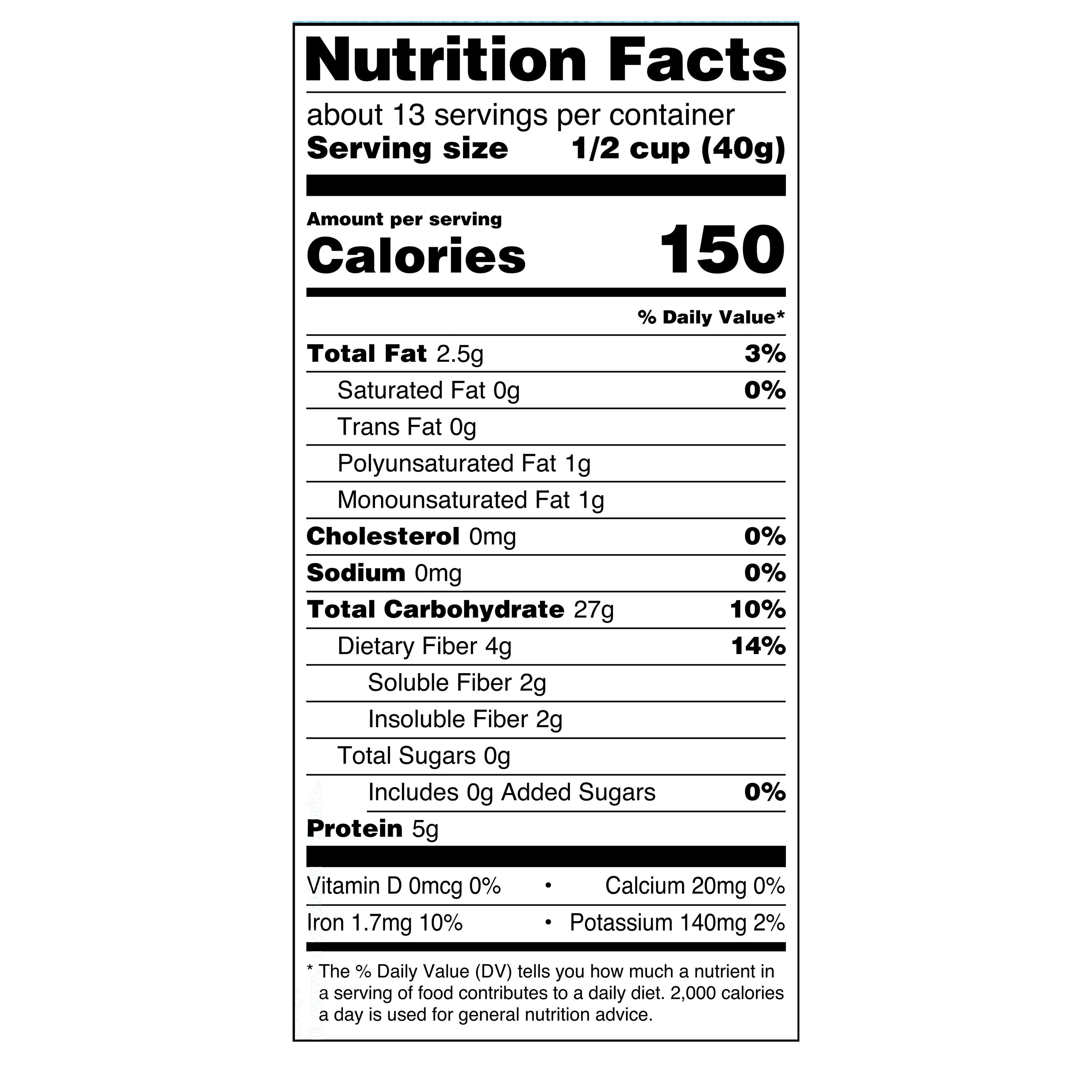 Great Value Instant Oats Tube, 18 oz