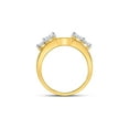 thumbnail image 2 of 14kt Yellow Gold Womens Round Diamond Solitaire Enhancer Wedding Band 3/4 Cttw, 2 of 2