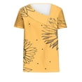 thumbnail image 5 of Top de Verano Mujeres Cuello en V Casual Top de Manga Corta, Ligera Primavera Y Blusa de Verano para las Mujeres, 5 of 5