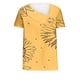 thumbnail image 3 of Top de Verano Mujeres Cuello en V Casual Top de Manga Corta, Ligera Primavera Y Blusa de Verano para las Mujeres, 3 of 5