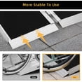thumbnail image 1 of QinaQin 6FT Portable Wheelchair Ramp with Handle, Aluminum Foldable, Black, 1 of 8