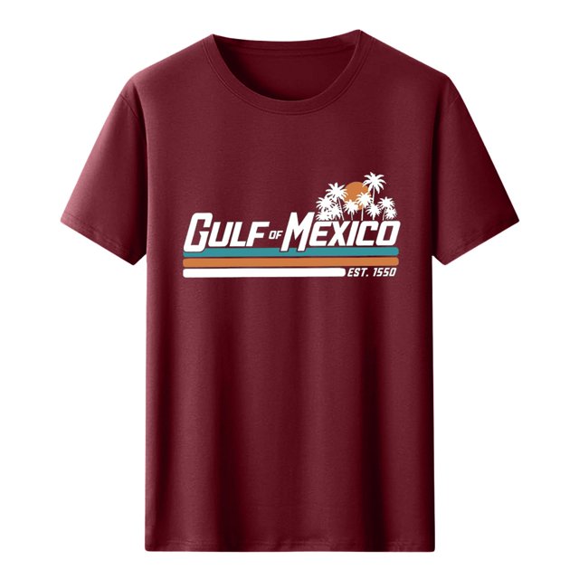 Tops de Cuello Alto para las Mujeres Amante Impreso Camiseta Cuello Redondo Manga Corta, Poliéster Spandex