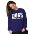 thumbnail image 3 of Anti Social Dog Lover Pet Puppy Owner Sweatshirt for Men or Women Brisco Brands L, 3 of 6
