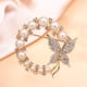 thumbnail image 1 of Broches Guirnalda de Mariposas Hugo Pin de broche de perlas, 1 of 7