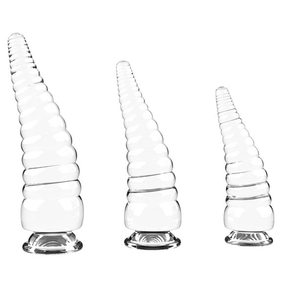 Birdsexy 15cm Anal Plug Sex Toys 360° Suction Cup Anal Plugs for Men and Women, Threaded Octopus-foot Anal Plugs Prostate Massager #Small, Transparent