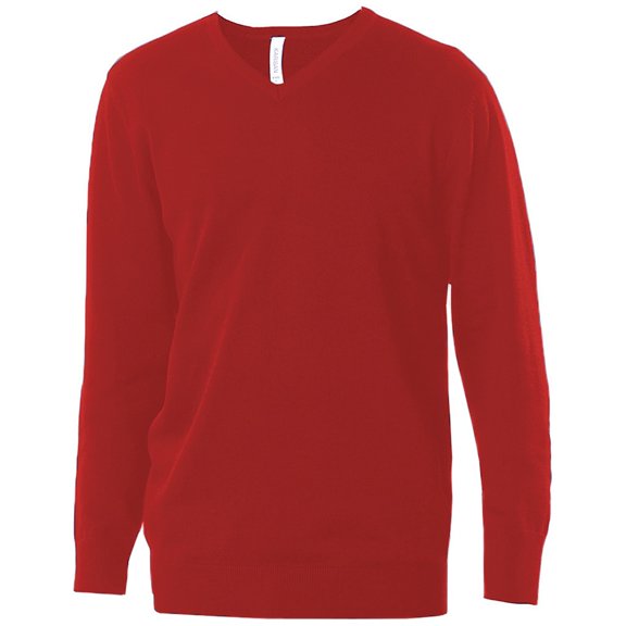 Kariban Mens Cotton Acrylic V Neck Sweater