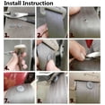 thumbnail image 3 of Plástico Seguridad Coche Cinturón De Seguridad Tapón Espaciado Límite Hebilla Clip Retenedor Cinturón De Seguridad Botón De Parada 10 Uds Yuarrent VI011928-02, 3 of 6