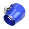 thumbnail image 4 of Unique Bargains AN8 Hex Car Universal Hose Finisher Flexible Rubber Pipe Clamp for Oil Fuel Water Tube Blue, 4 of 6