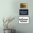 thumbnail image 4 of Signs ByLITA Classic Framed, Welcome Guests Sign (Black) - Large, 4 of 6