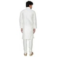thumbnail image 3 of Maple Clothing Kurta Pajama India Clothing Wedding Dress for Men (Off-White, 3XL), 3 of 5