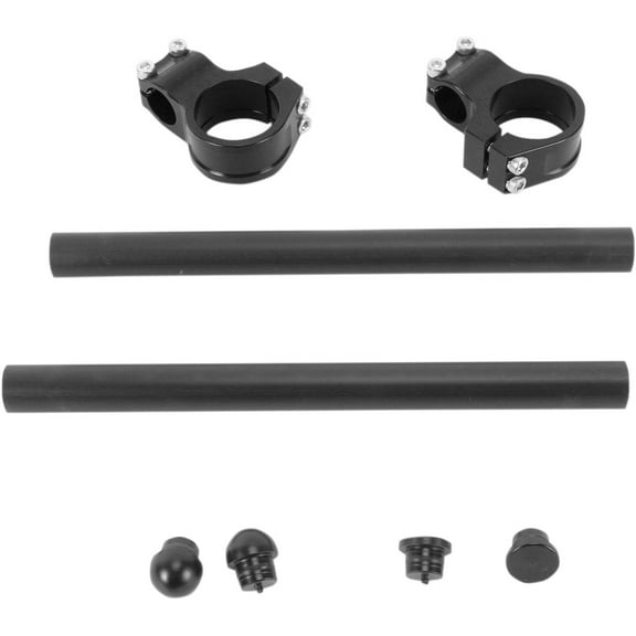 Vortex 0 Degree 43mm Black Clip-on Handlebars (CL43ZK)