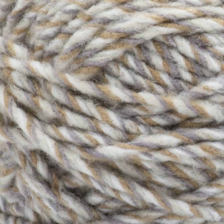 Bernat Forever Fleece #6 Super Bulky Polyester Yarn, Natural 9.9oz/280g, 194 Yards (2 Pack)