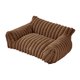 thumbnail image 2 of Cama para gatos y perros, portátil, suave, antideslizante, para interiores Café, 2 of 9