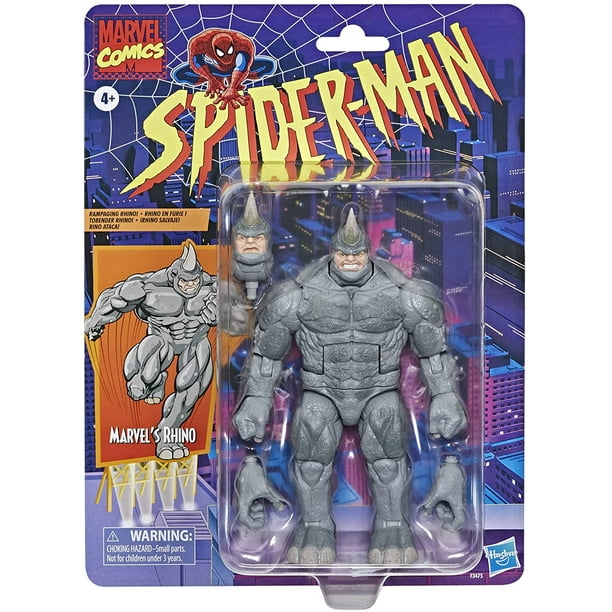 大人の上質  Legends Spider-Man Marvel Series Retro Villain Rhino 6-inch アメコミ