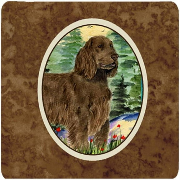 Field Spaniel Foam Coasters - Set Of 4, 3.5 x 3.5 In.