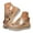 Gold, variant on Womens Wedge Sandals Cork Espadrilles Platform Shoes Summer Open Toe Walking Footwear
