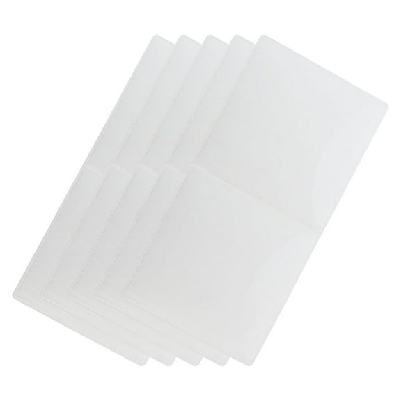 Soimiss 5pcs Rectangle Windshield Stickers Transparent PVC for Car Windshields