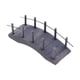 thumbnail image 4 of Puente de arco de madera para casa de muñecas, miniaturas, jardín de hadas, artesanía, microescena, accesorio Gris, 4 of 9