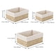 thumbnail image 2 of Furniture Storage Basket with Liner for Storage Use 3Pcs Woven Basket Set, 2 of 4