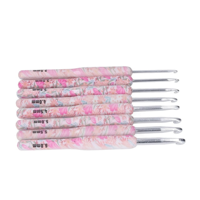 LAFGUR Colorful Crochet Hook, Ergonomic Design Crochet Hook Set For Embroidery For Sewing