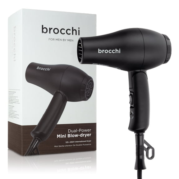 Brocchi | Lightweight Portable Mini Foldable Travel Blow-Dryer for Men
